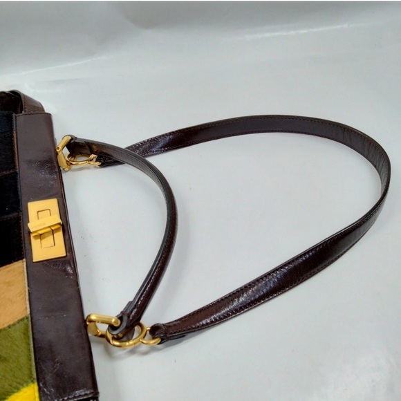 Fendi calf hair peekaboo large bag - Picture 4 of 10